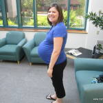 Diane in the Lobby of the BirthCare Center before being admitted Diane in the Lobby of the BirthCare Center before being admitted