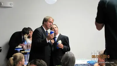Brian Traffas (father of the Groom) and Josh Jacobs (usher)