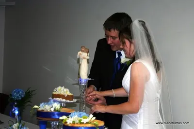 Cutting the cake