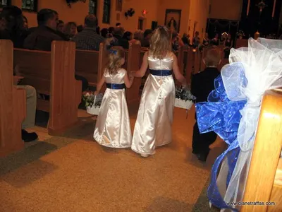 Flower Girls and Ring bearer entering the ceremony