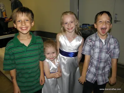 Luke Musselman, Gabriella and Juilanna Poe and Lane Musselman