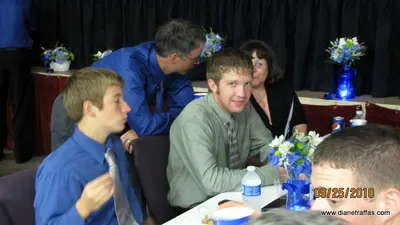 Marcottes at the reception