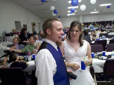 Mason Powell and Diane Traffas