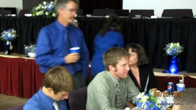 Marcottes at the reception