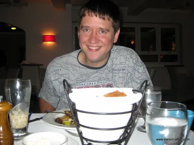 Aaron at the Verandah
