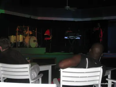 House band on the main stage
