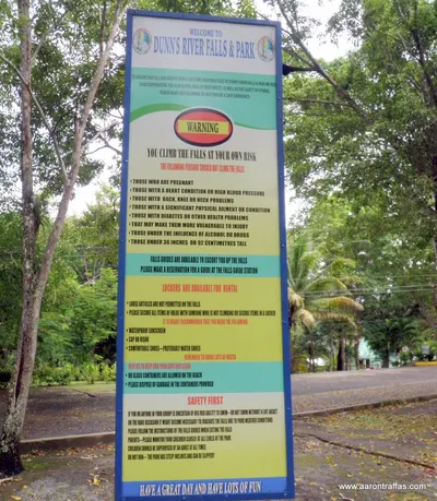 This must be the waiver that we signed by walking by it.