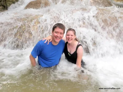 Our first picture. We would get much wetter.