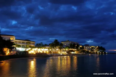View of the resort from the Bayside restaurant