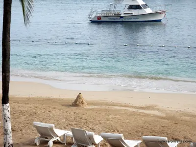 Someone built a sand castle last night