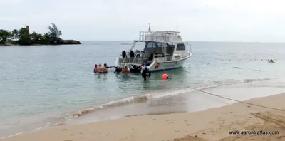 The dive boat